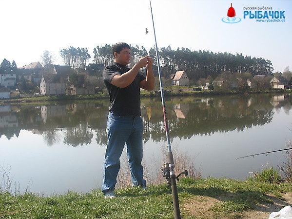 Первая рыбалка в Германии 2007г.